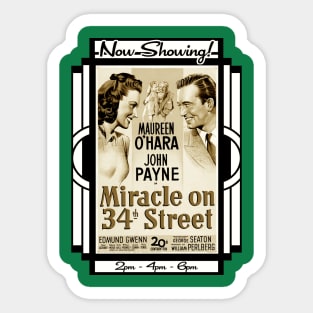 Miracle On 34th Street Sticker